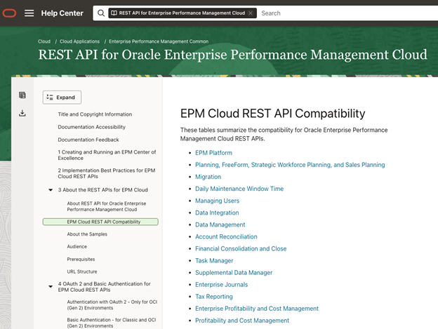 Rest API_Oracle Cloud EPM